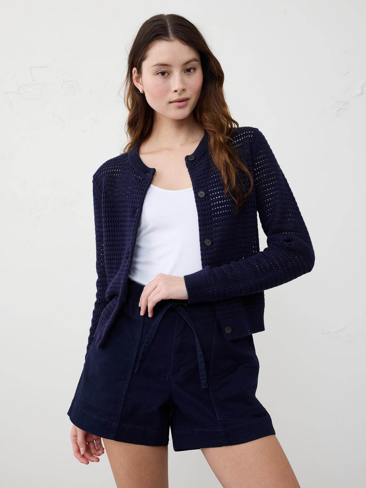 Open Stitch Cardigan Product Image