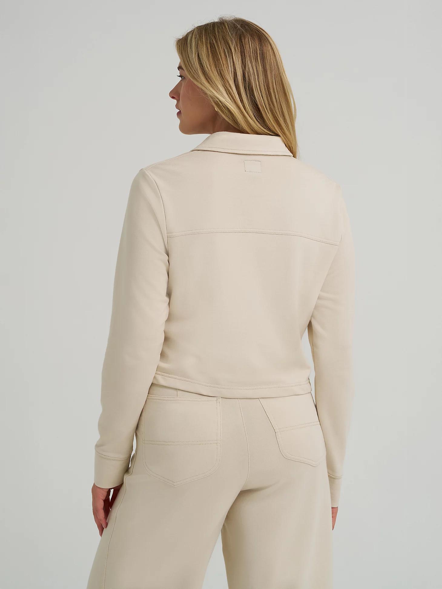 Women's All Purpose Solid Knit Button Down Shirt | Women's Tops & Tees | Lee® Product Image