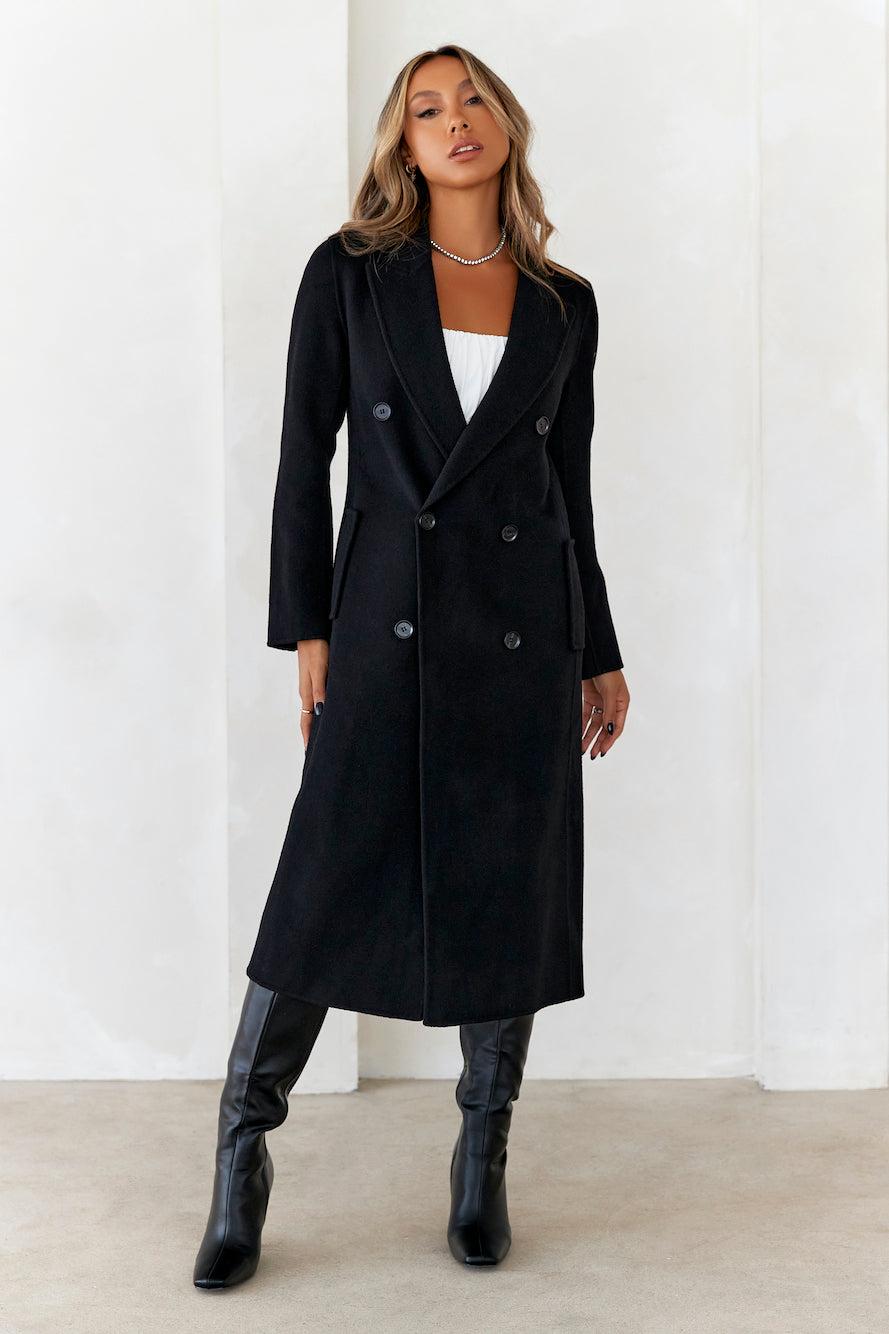 Allured Coat Black Product Image