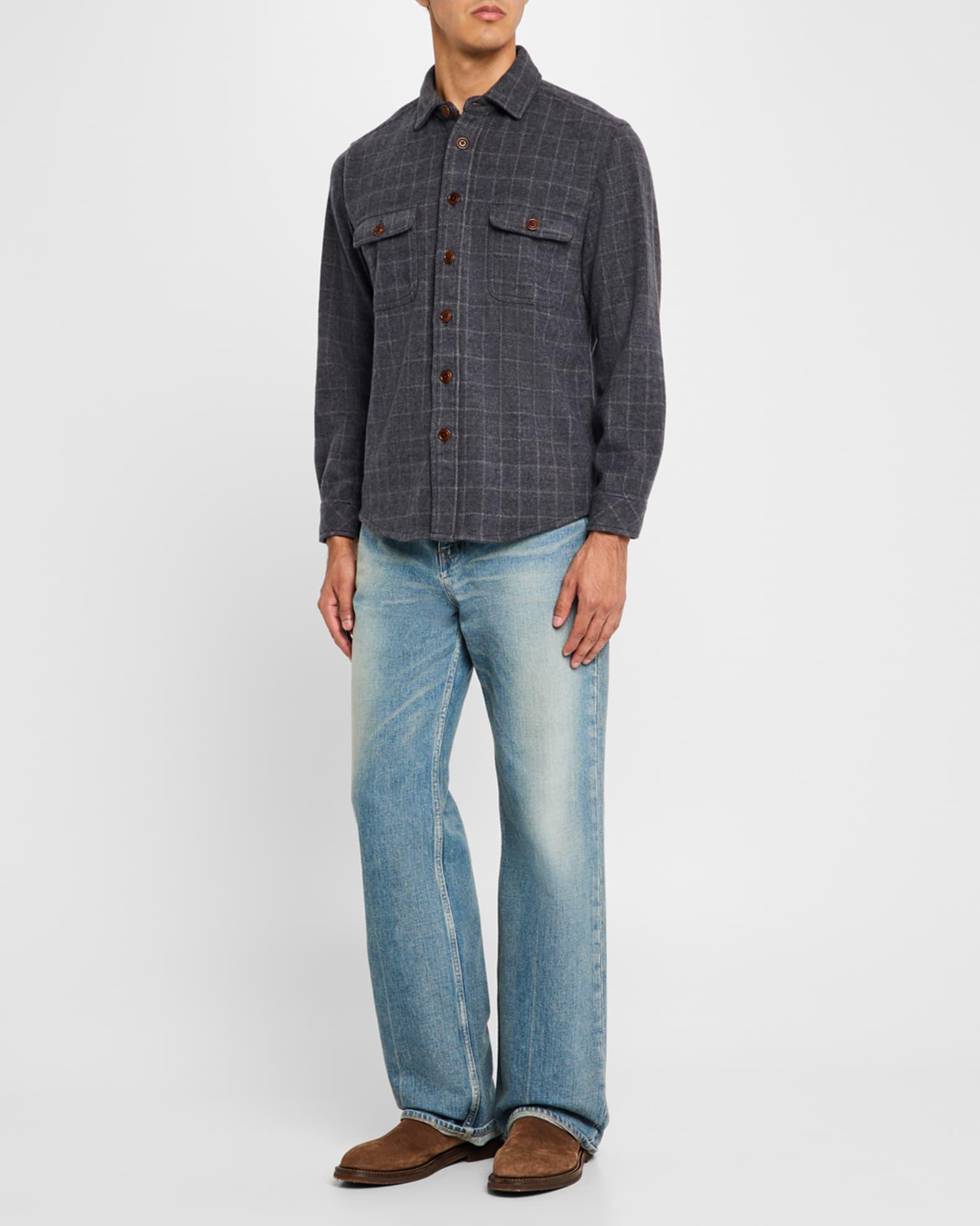 Men's Alder Check Flannel Button-Down Shirt Product Image