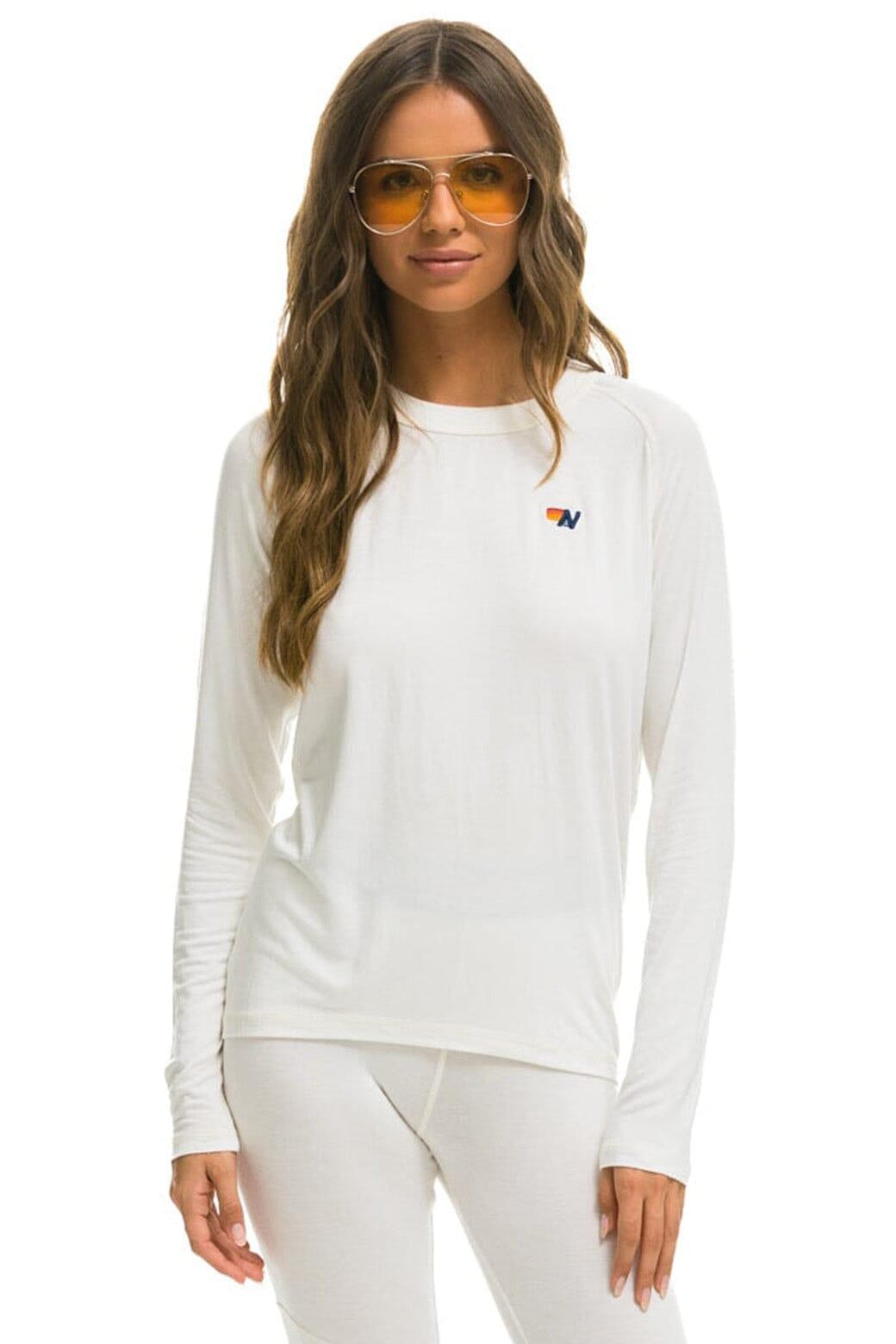 MICRO MODAL BASE LAYER TOP - VINTAGE WHITE Female Product Image