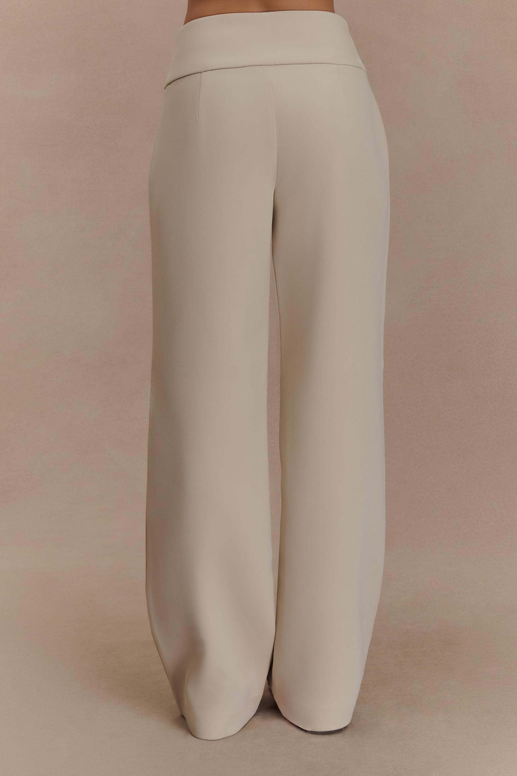 Lindie Straight Leg Suiting Pants - Sand Product Image