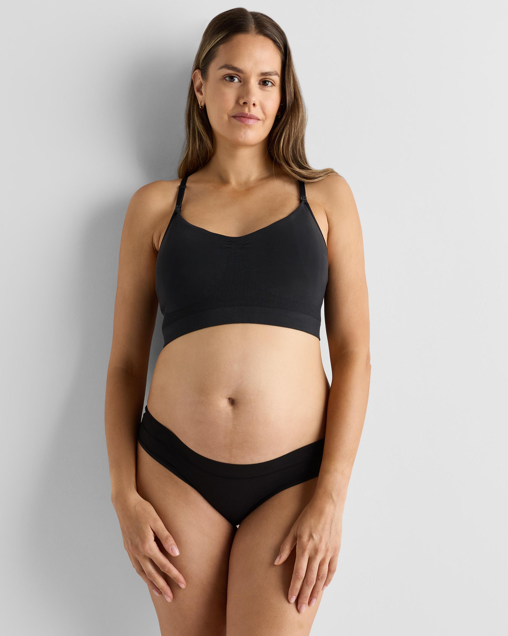 Quince | Women's Second Skin Maternity Thong Size XL, Nylon/Spandex Product Image