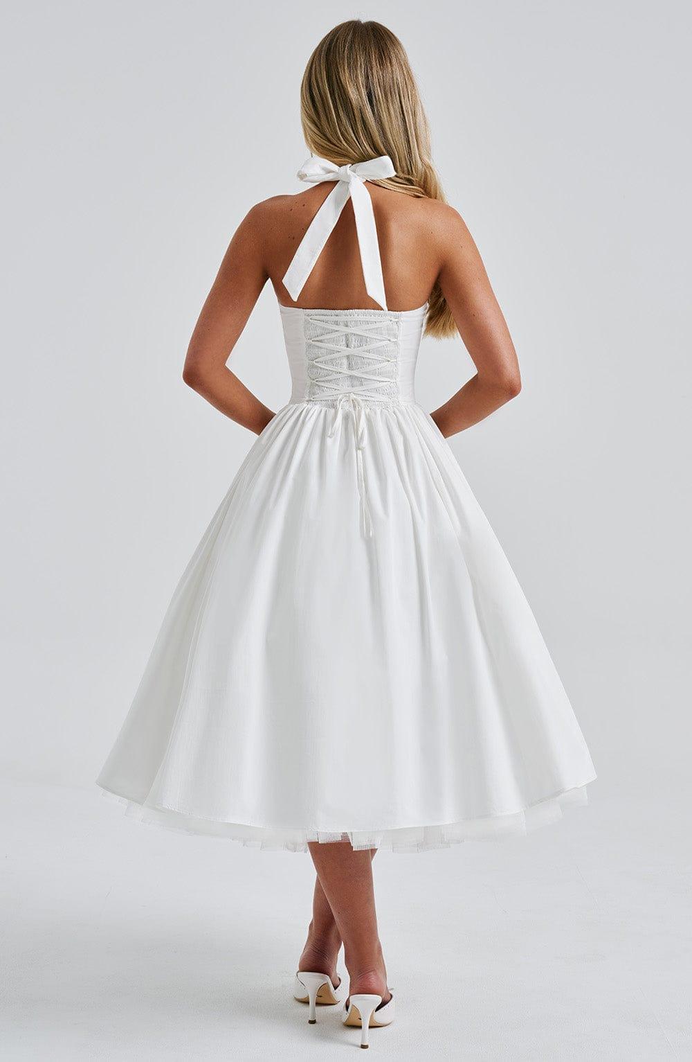 Cressida Midi Dress - Ivory Product Image