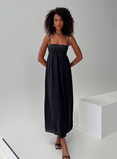 Ortega Maxi Dress Black Product Image