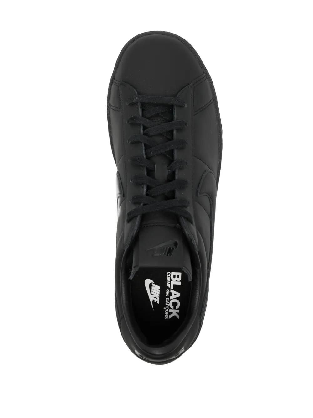 x Nike lace-up leather sneakers  Product Image