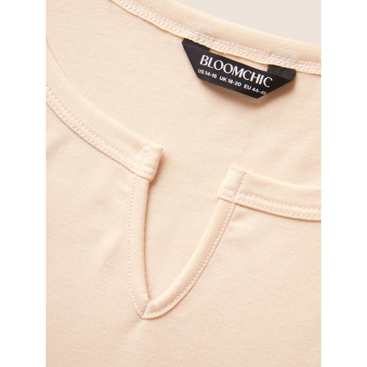 Plus Size Notched Collar Gingham Contrast Patchwork Tank Top Women Apricot Resort Contrast Notched collar Vacation Tank Tops Camis BloomChic 28/5X Product Image