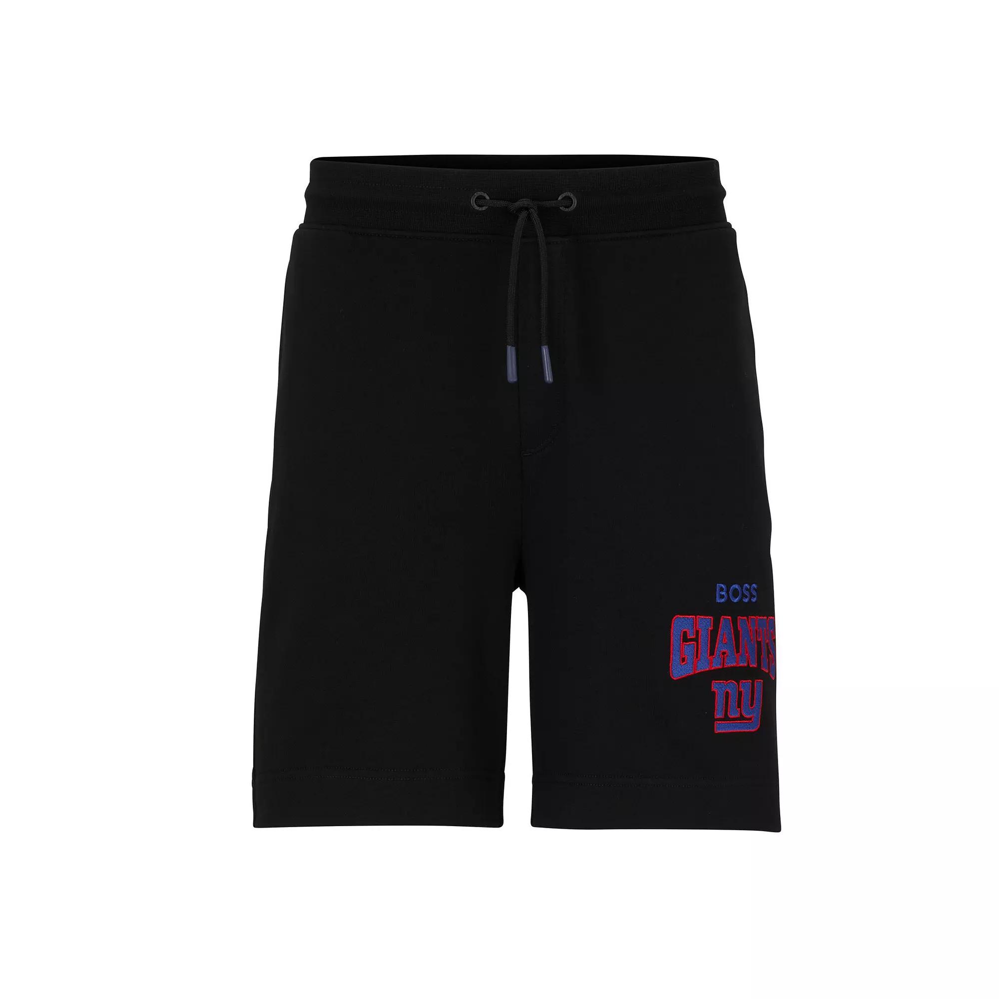 Men's BOSS X NFL  Black/Royal New York Giants Snap Shorts, Size: 2XL Product Image
