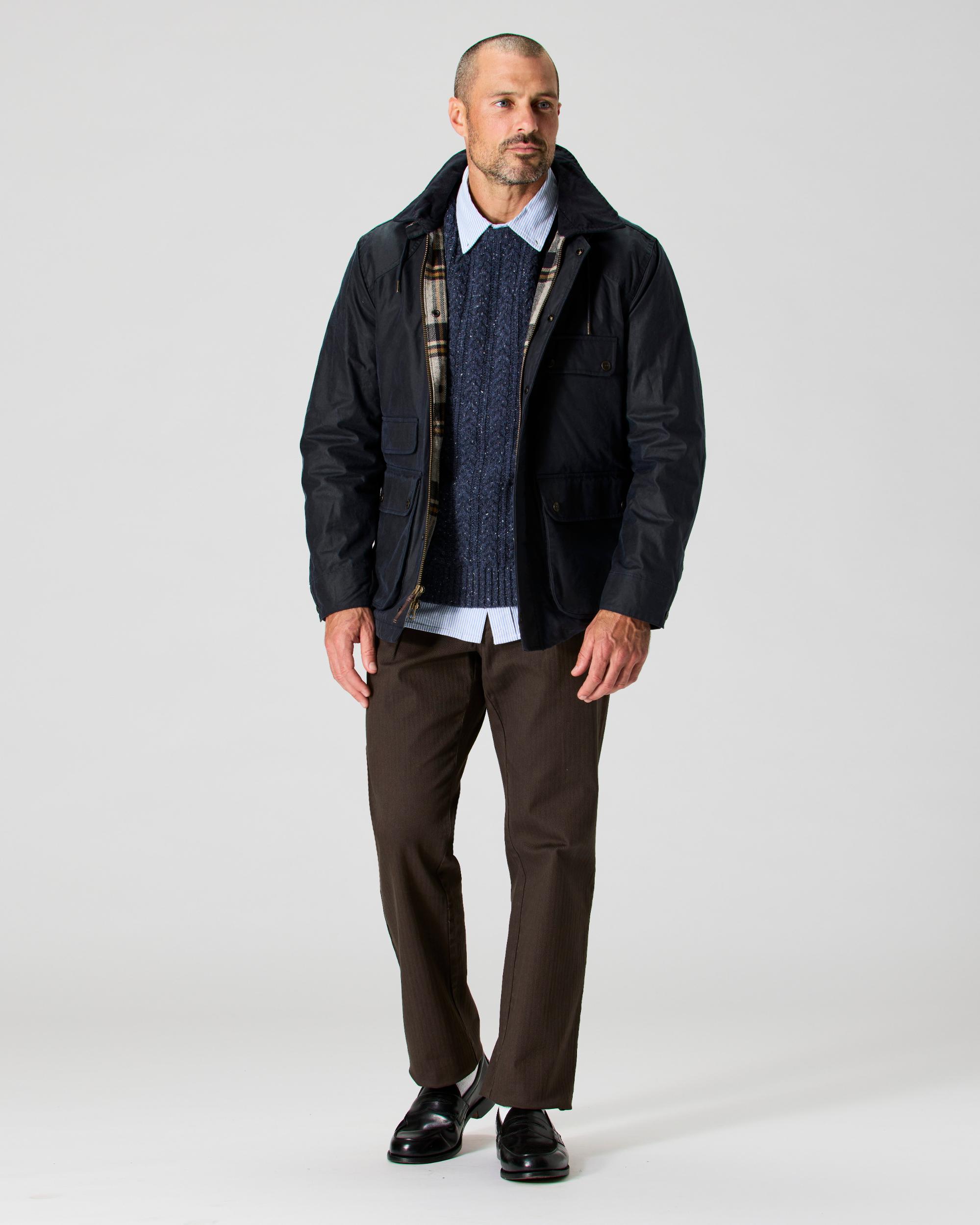 Flannel-Lined Waxed Hudson Jacket Product Image