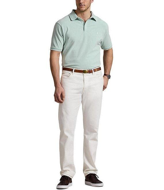 Polo Ralph Lauren Big & Tall Classic Fit Tipped Stretch Mesh Short Sleeve Polo Shirt Product Image