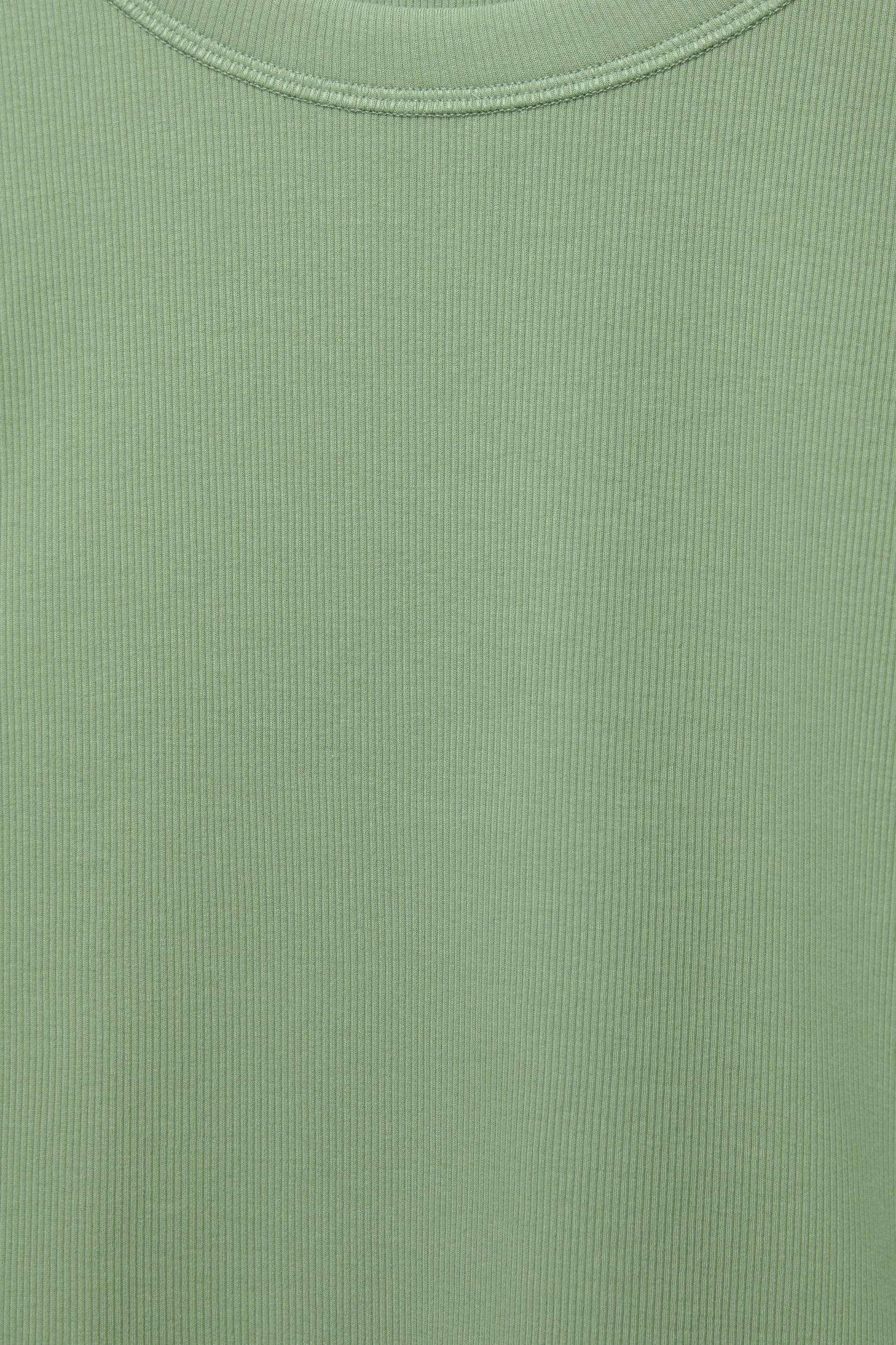 Ribbed cropped T-shirt Product Image