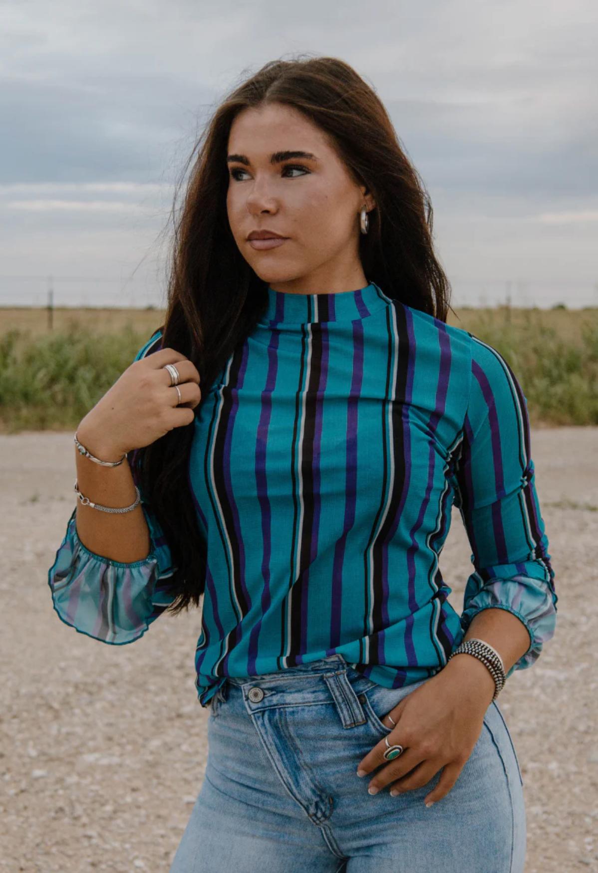 Sterling Kreek Gotta Be Me Mesh Top Product Image