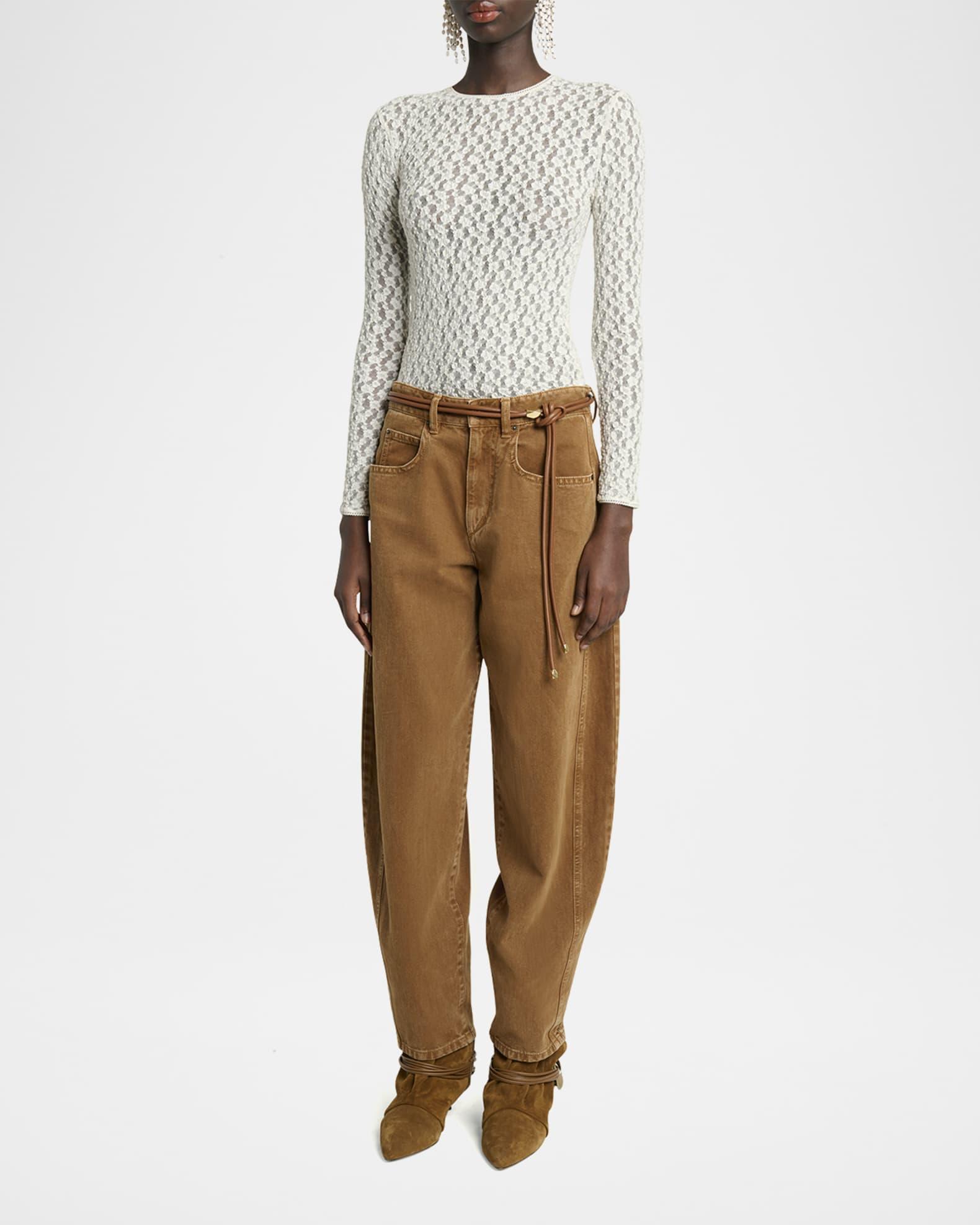 Oriane Barrel Leg Jeans Product Image