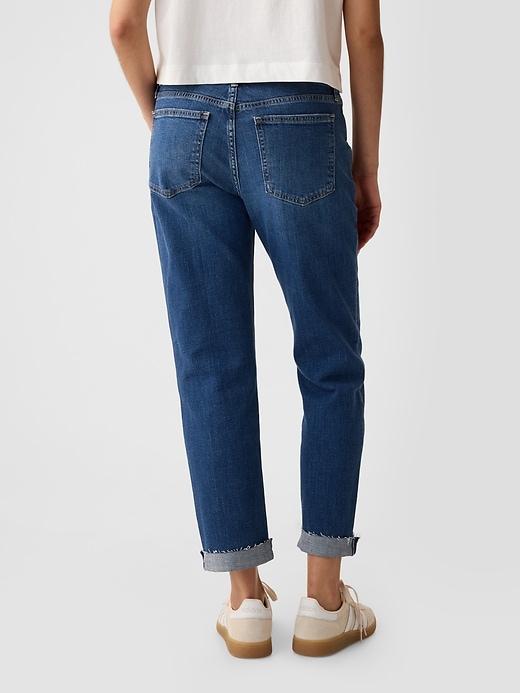 Mid Rise Girlfriend Jeans Product Image