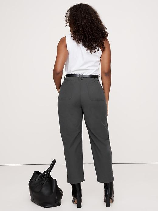 High-Rise Barrel Utility Chino Product Image