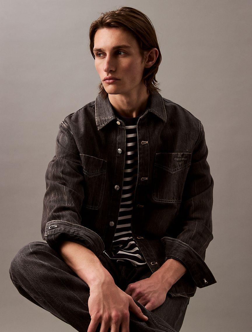 Bold Stripe Jersey Relaxed Tee Product Image