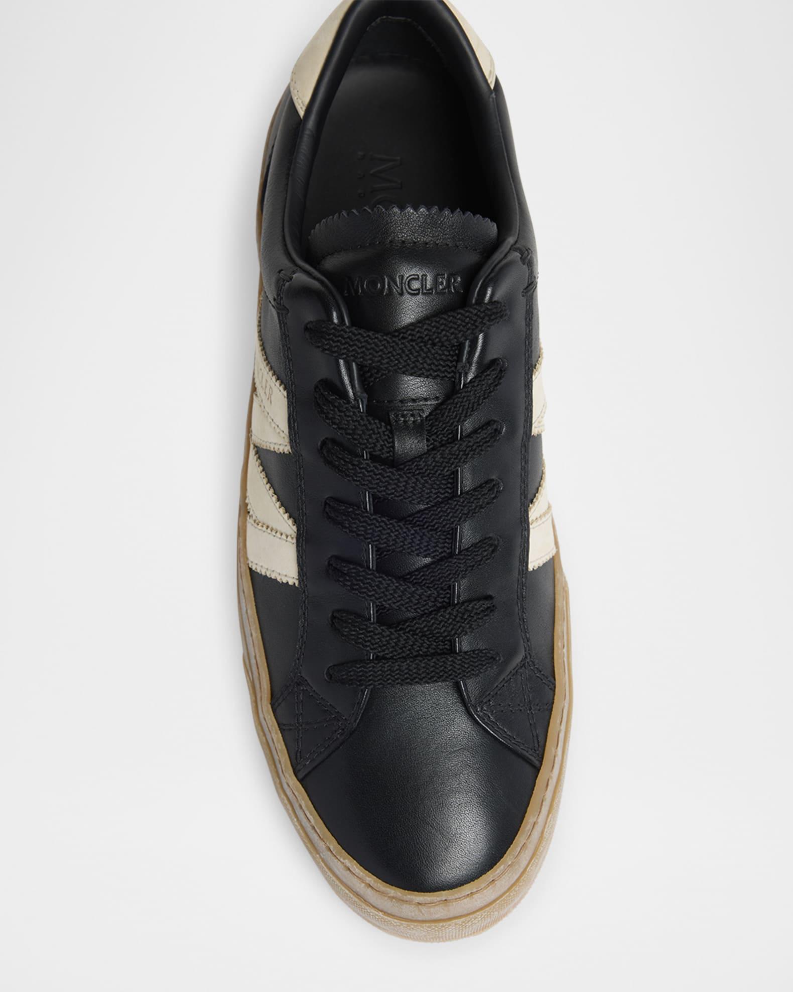 Men's Monaco2 Leather and Nubuck Low-Top Sneakers Product Image