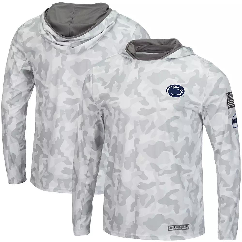 Men's Colosseum Arctic Camo Florida State Seminoles OHT Military Appreciation Long Sleeve Hoodie Top,  Product Image