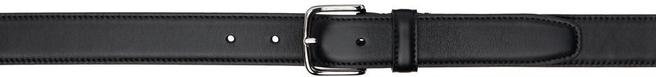 THE ROW Classic Calf Leather Belt In Black Product Image
