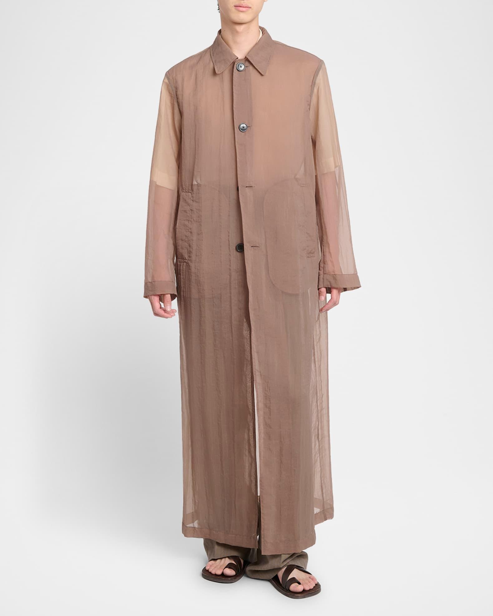 Men's Rankles Sheer Long Coat Product Image