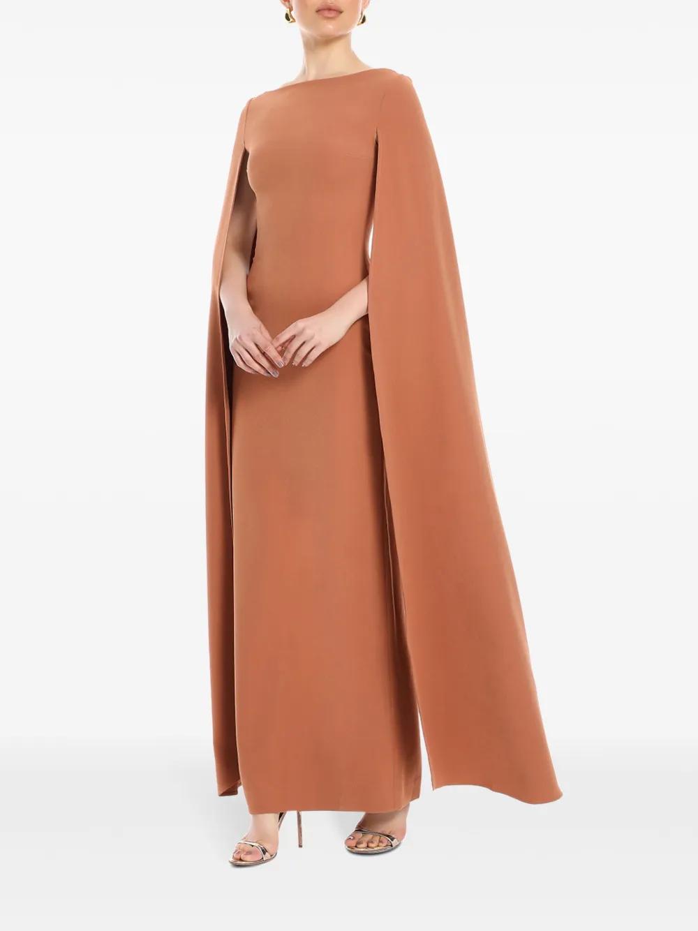 The Sadie cape-design maxi dress Product Image