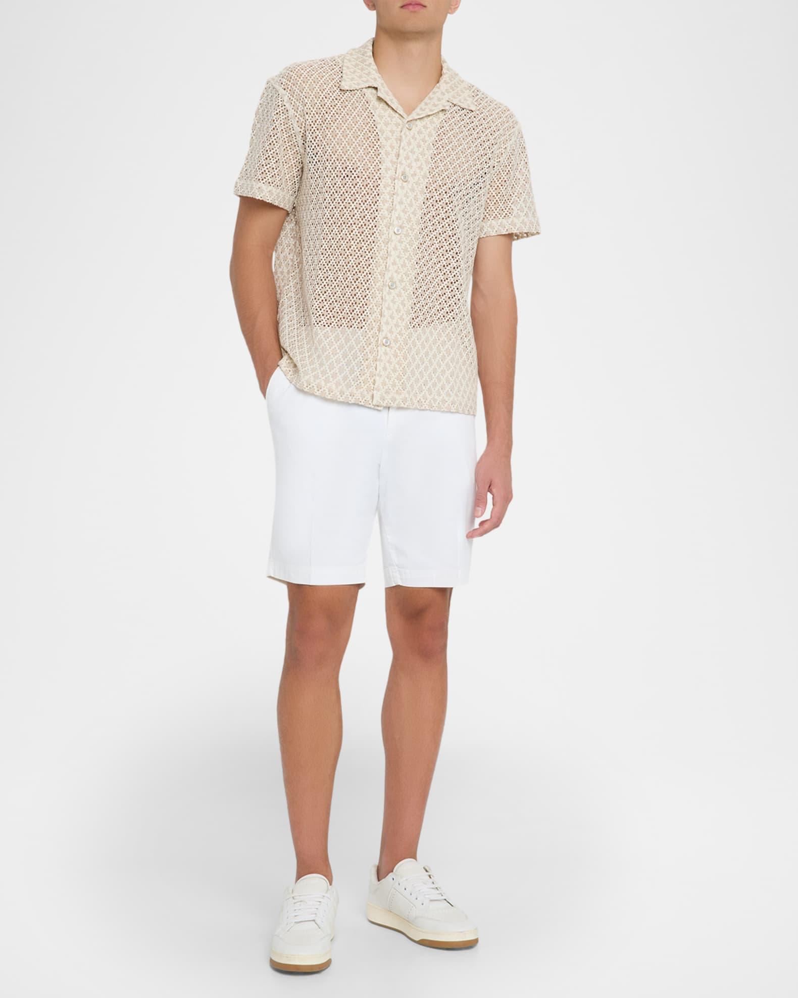 Men's Sterling Crochet Camp Shirt Product Image