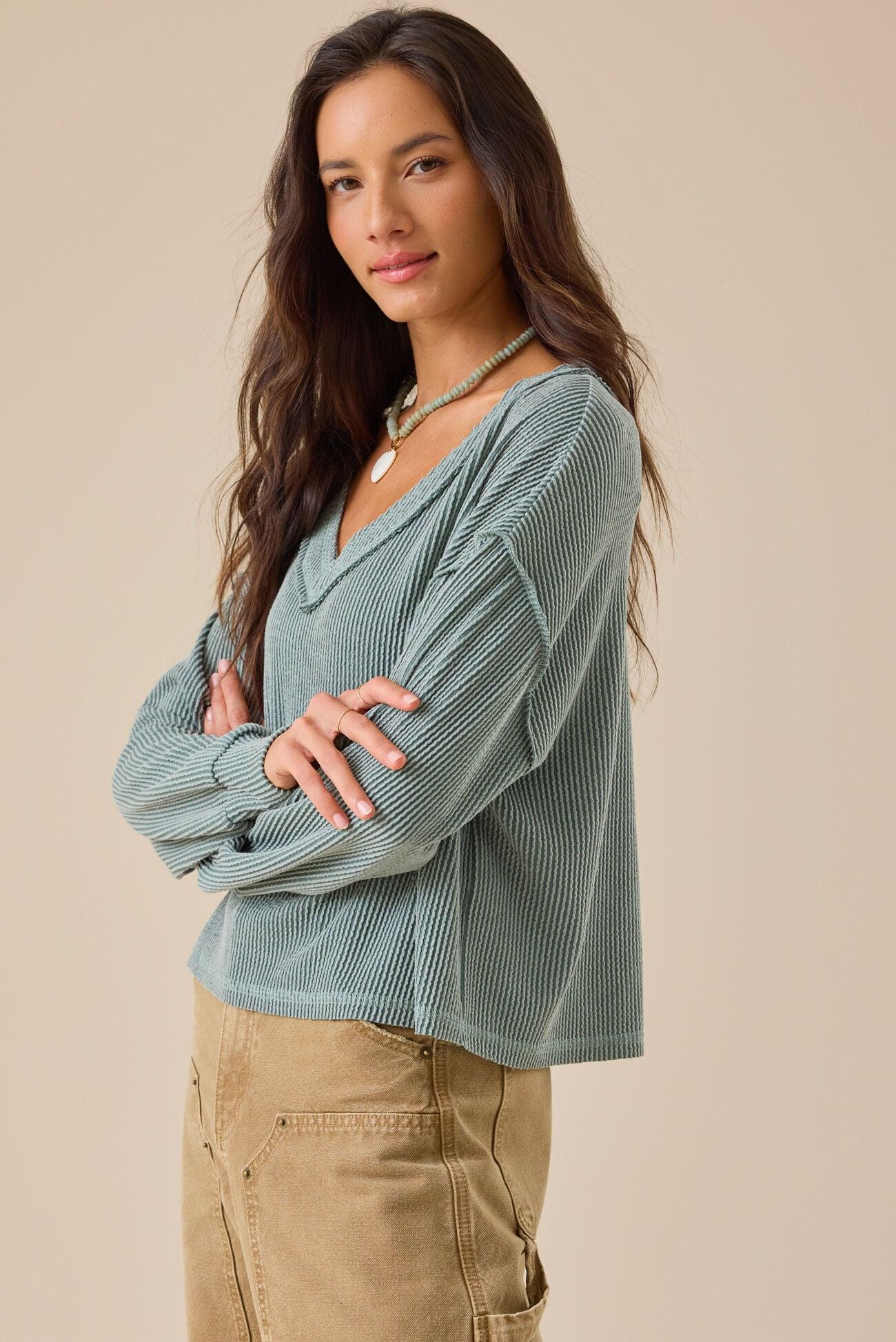 Layne Ribbed Top Product Image