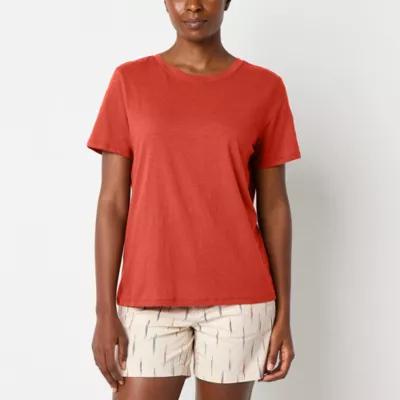 a.n.a Womens Crew Neck Short Sleeve T-Shirt Product Image