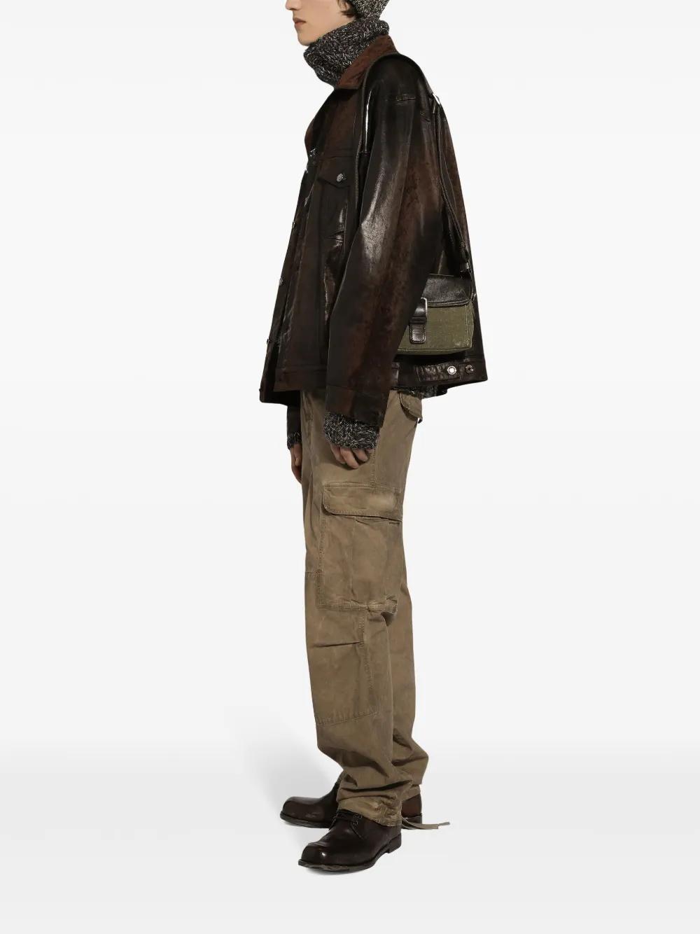 Coated denim jacket  Product Image