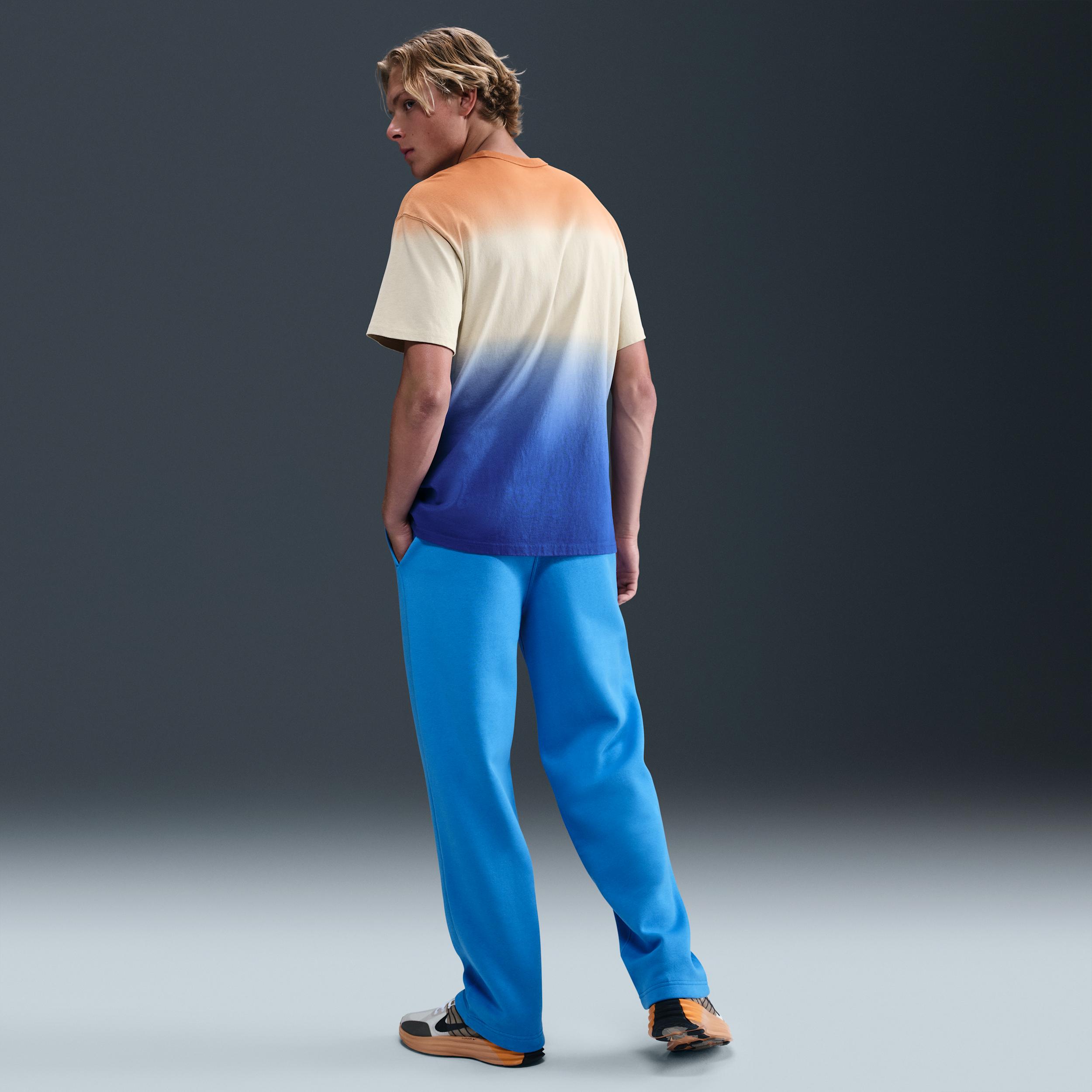 Nike Mens Club Open-Hem Fleece Pants | FN3730-435 Product Image
