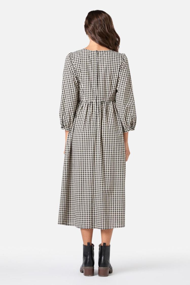 Renae Check Midi Dress Product Image