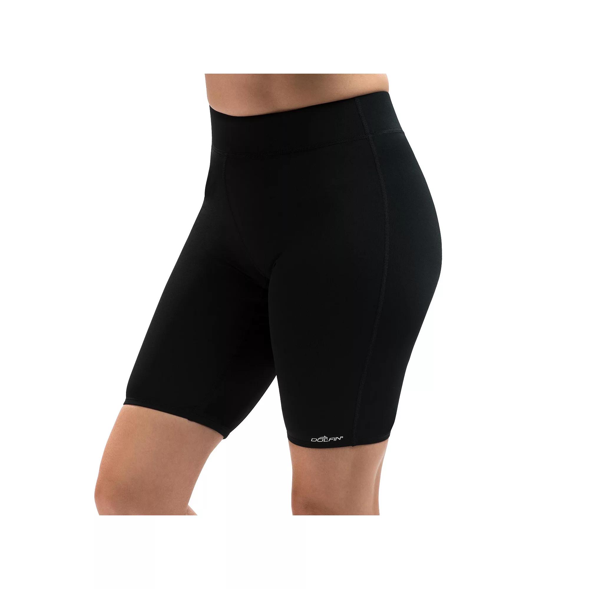 Women's Dolfin Aquashape Solid Swim Jammers, Size: XXL, Black Product Image