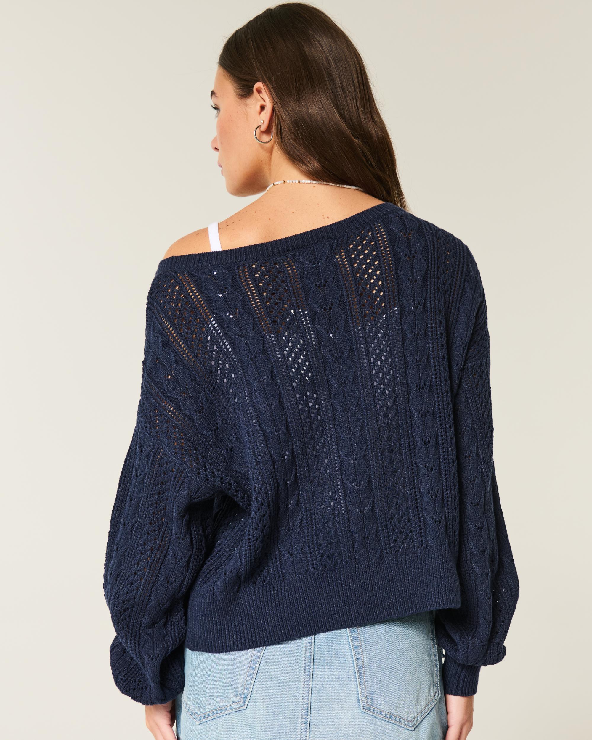 Cable-Knit Sweater Product Image