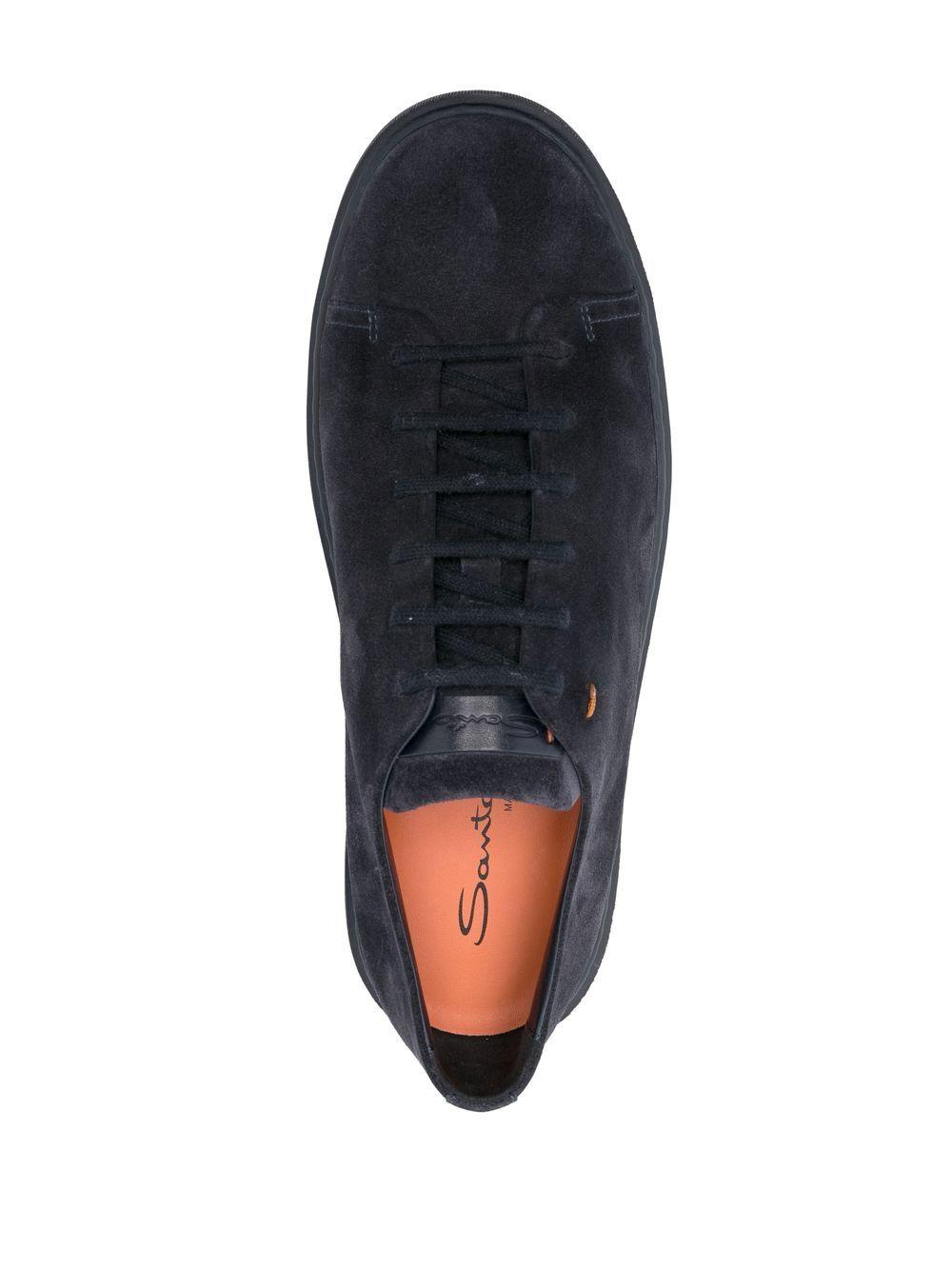 low-top suede sneakers Product Image