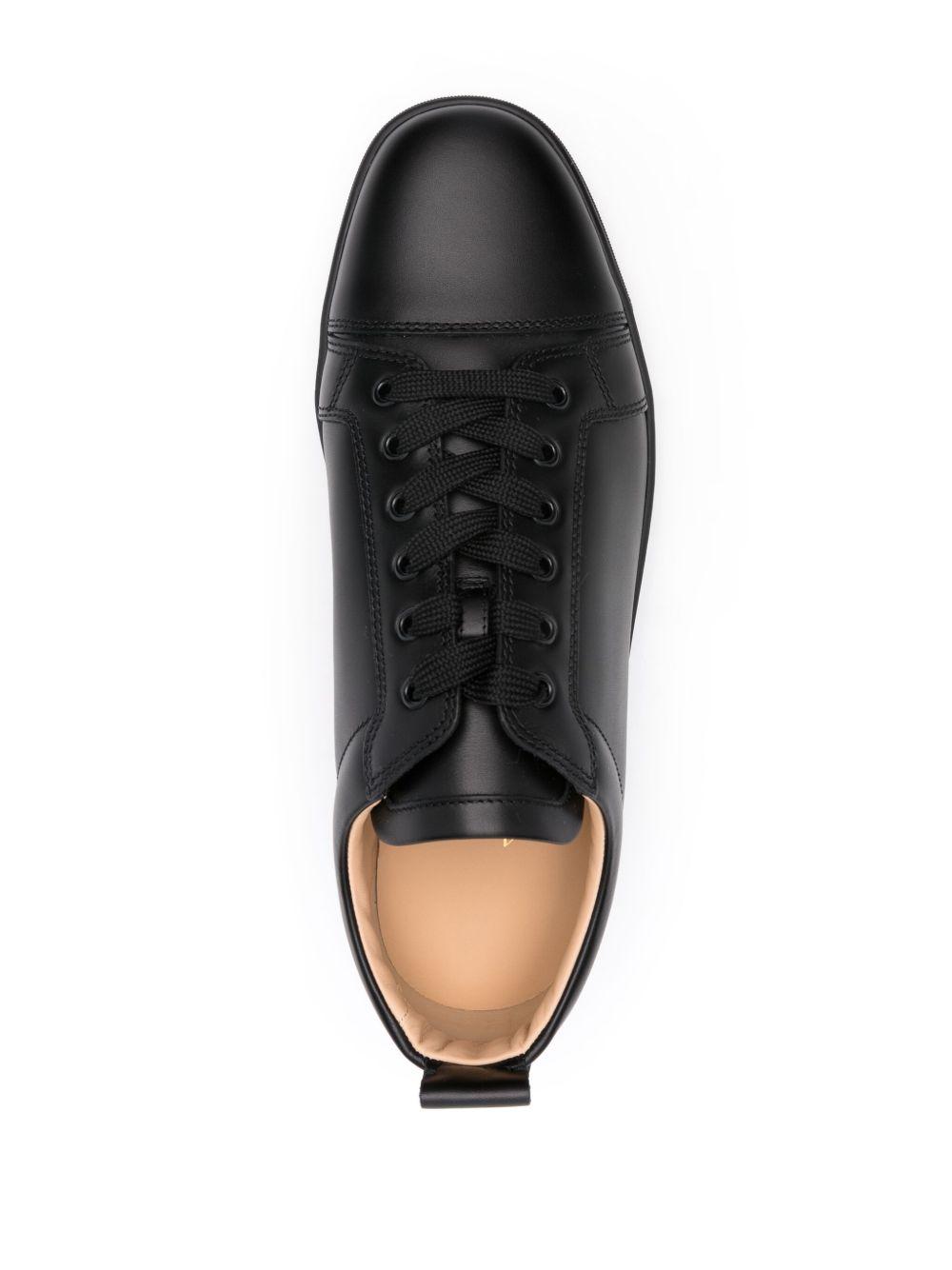 tonal leather sneakers Product Image