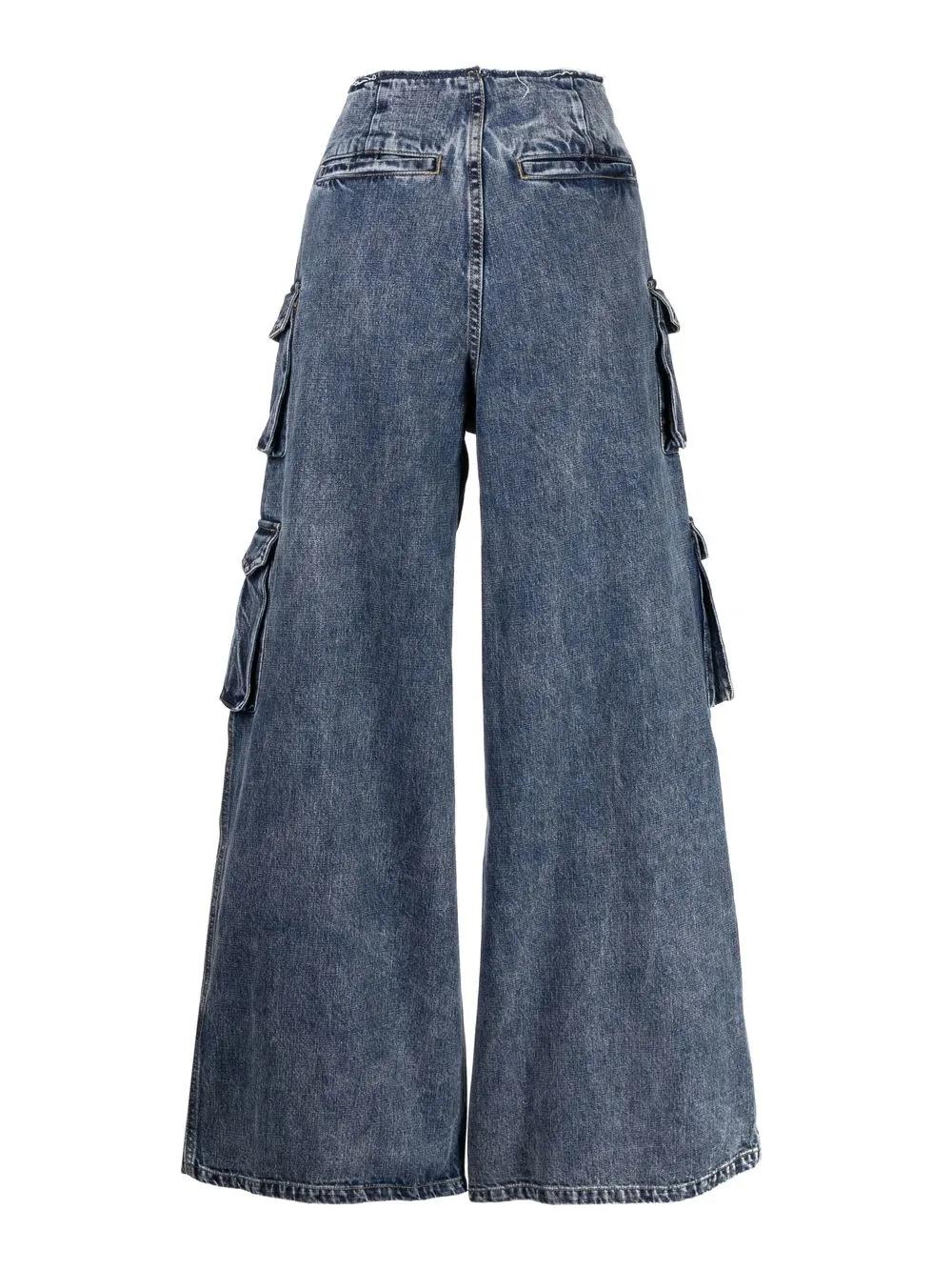 wide-leg cargo jeans  Product Image