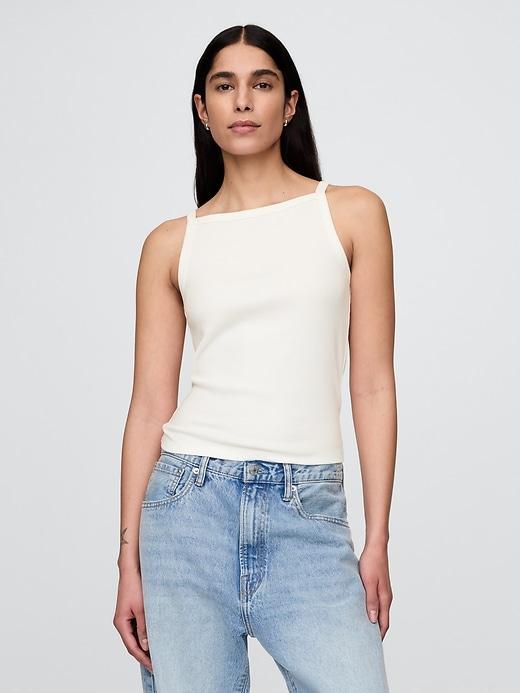 Modern Apron-Neck Tank Top Product Image
