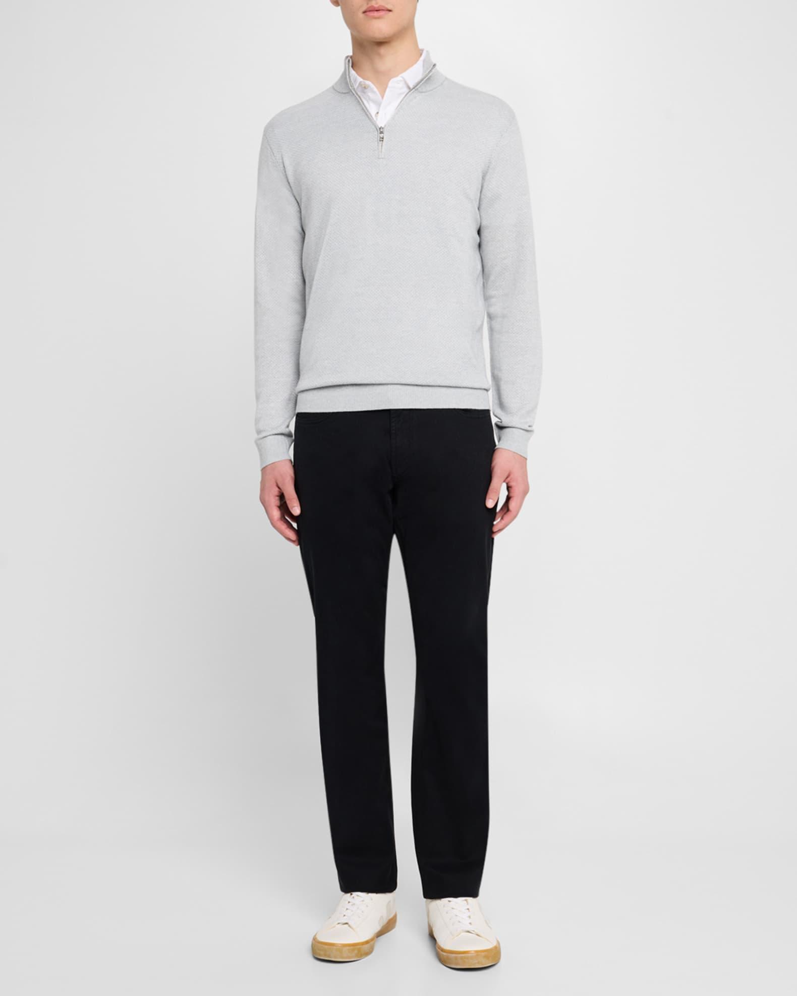 Men's Ashland Jacquard Quarter-Zip Sweater Product Image