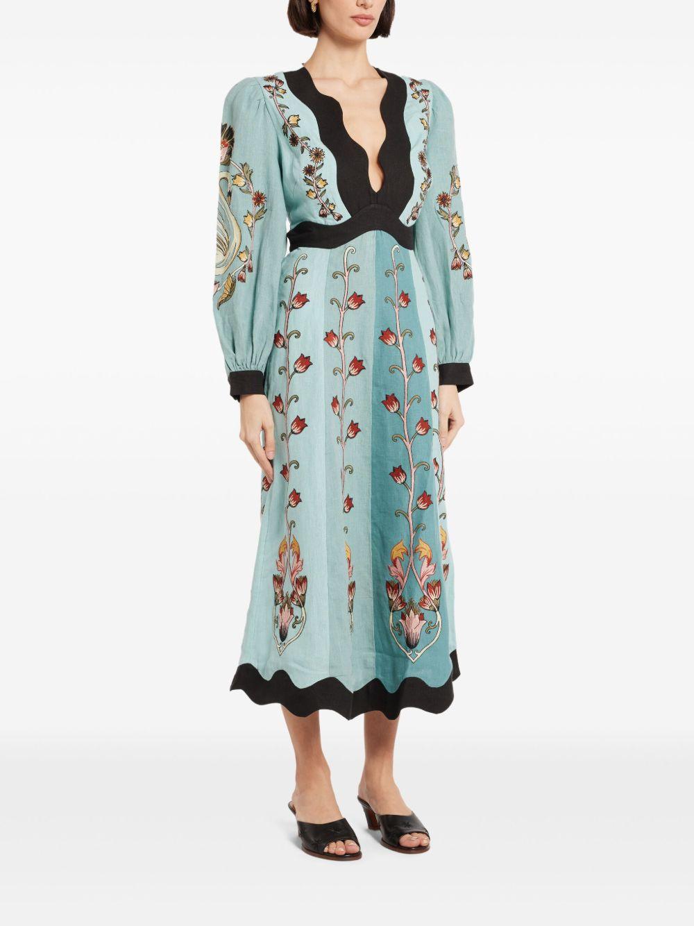 Flowing Beauty midi dress Product Image