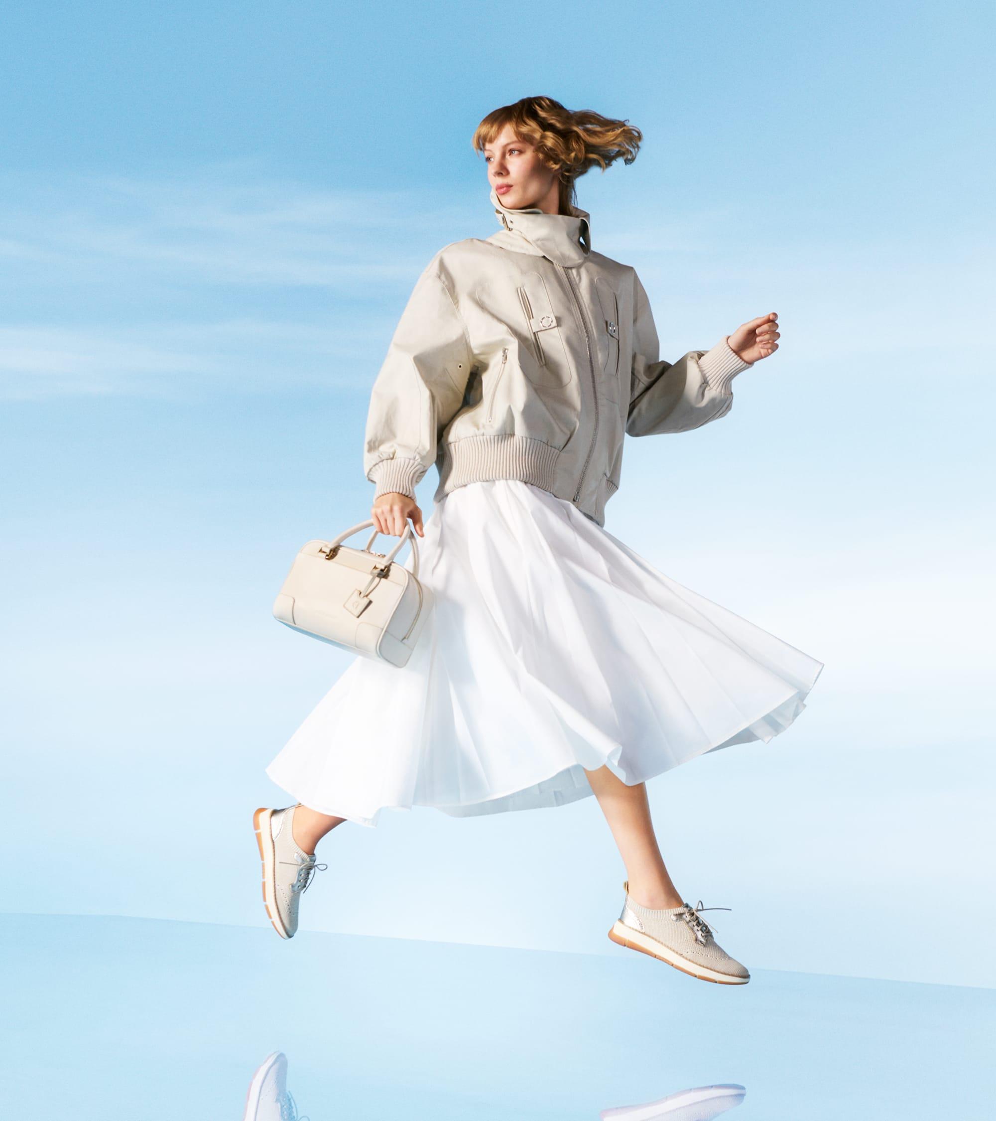 Women's Beverly Small Satchel in White | Cole Haan Product Image