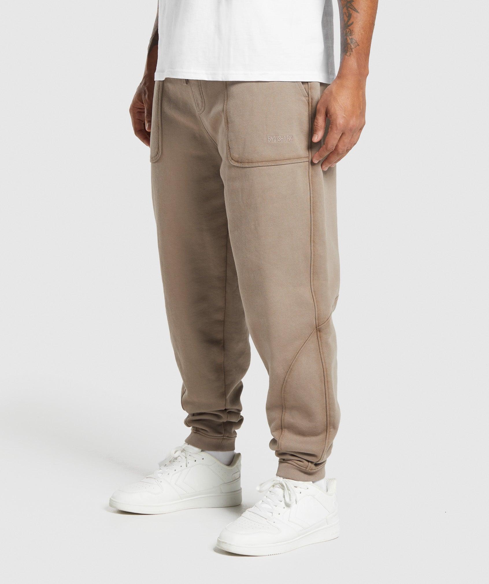 Gymshark Heavyweight Joggers - Lifestyle Brown Male Product Image