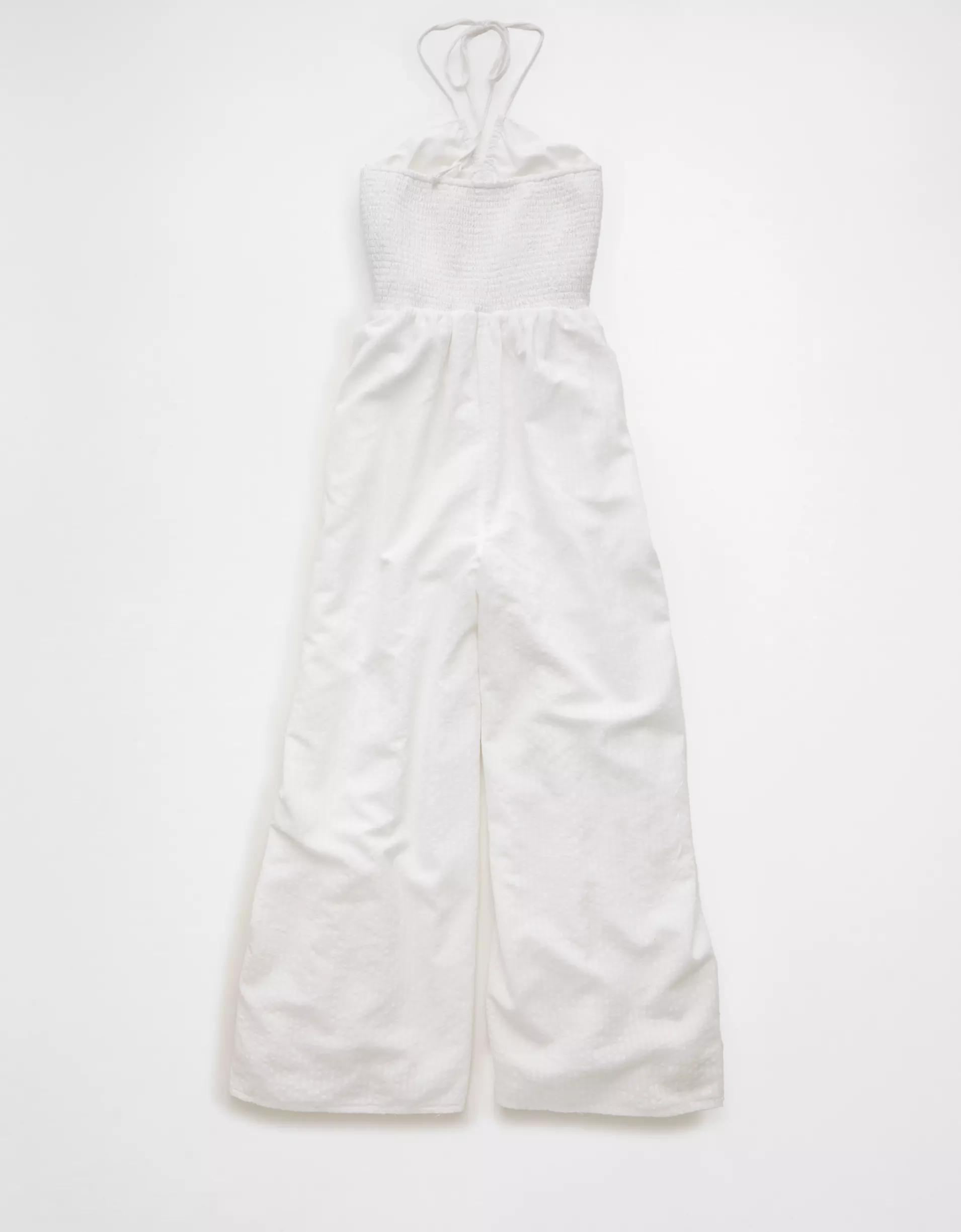 AE Cut-Out Halter Jumpsuit Product Image