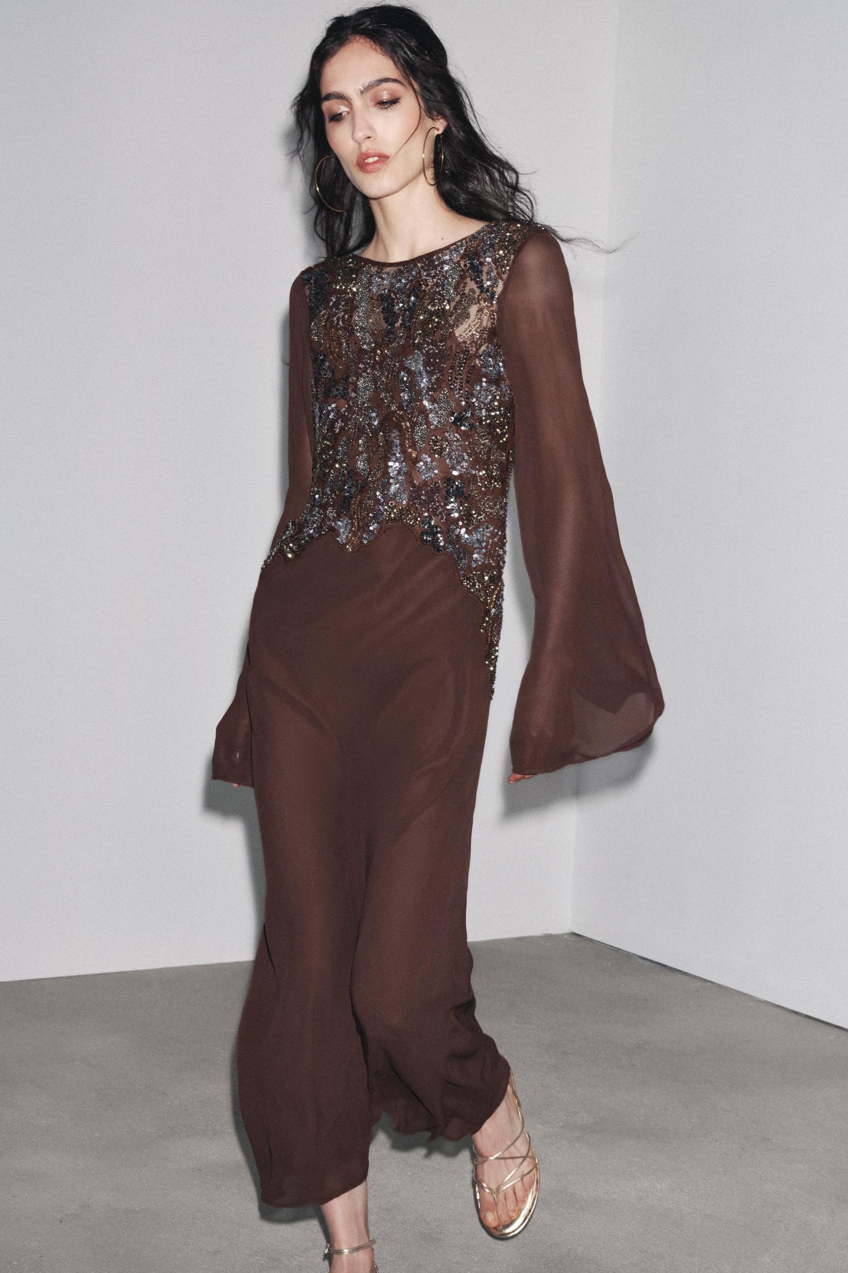 EMBROIDERED DRESS ZW COLLECTION Product Image