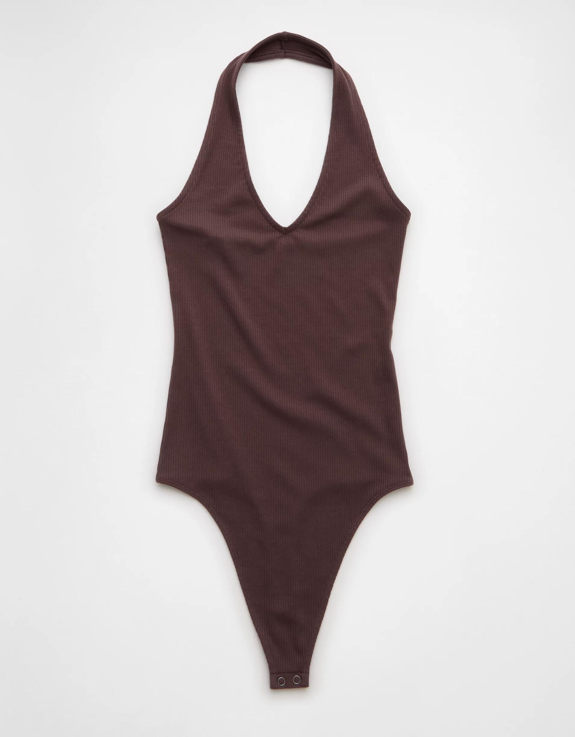 AE Halter V-Neck Bodysuit Product Image