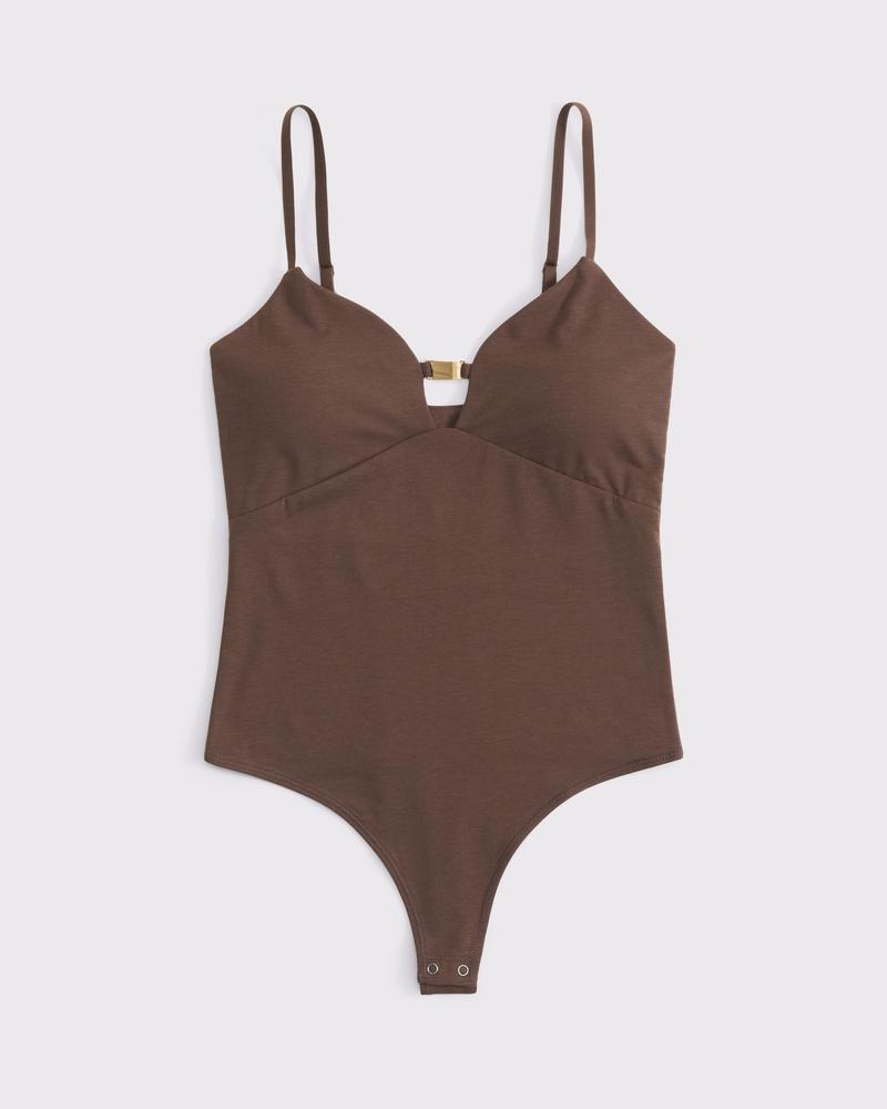 Bra-Free Hardware Cutout Bodysuit Product Image