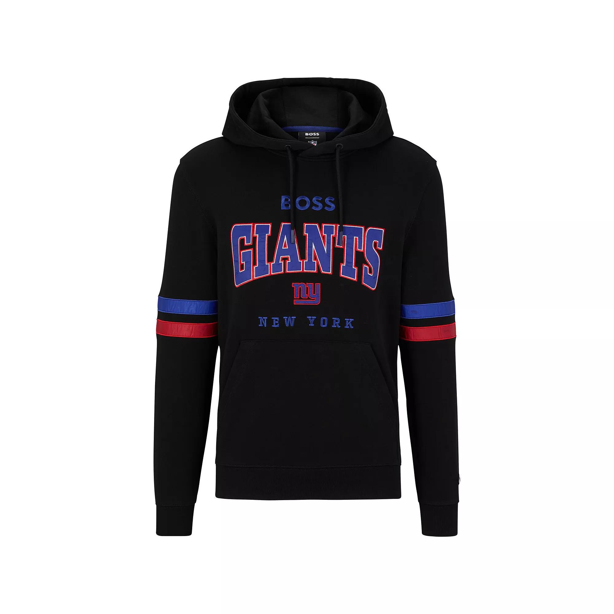 Men's BOSS X NFL Black/Royal New York Giants Touchdown Pullover Hoodie,  Product Image