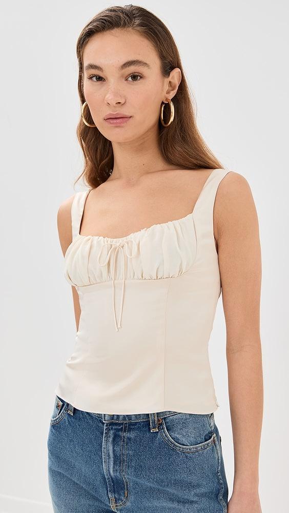 Reformation Odessa Satin Top | Shopbop Product Image