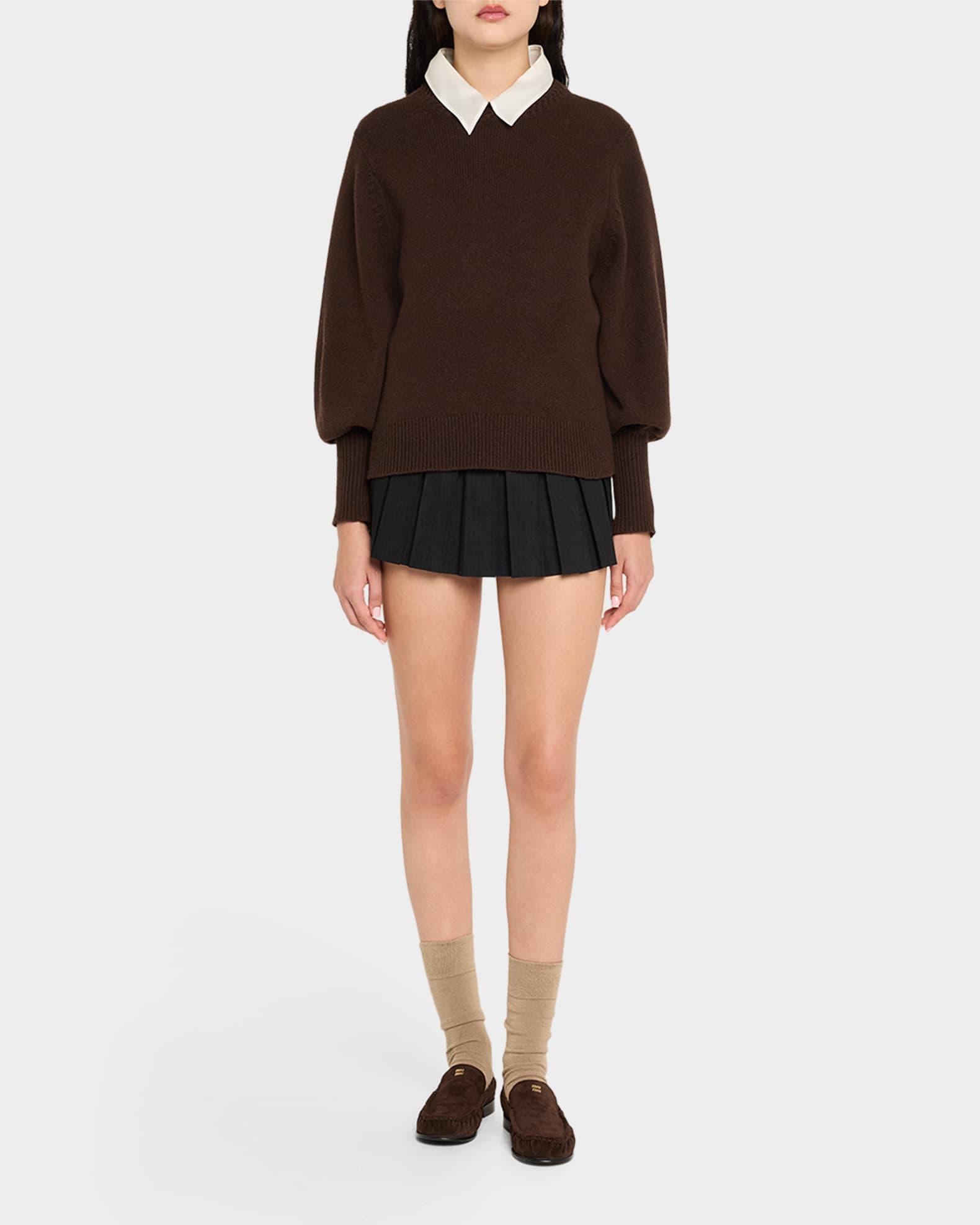 Suede Ruched Mocassin Loafers Product Image