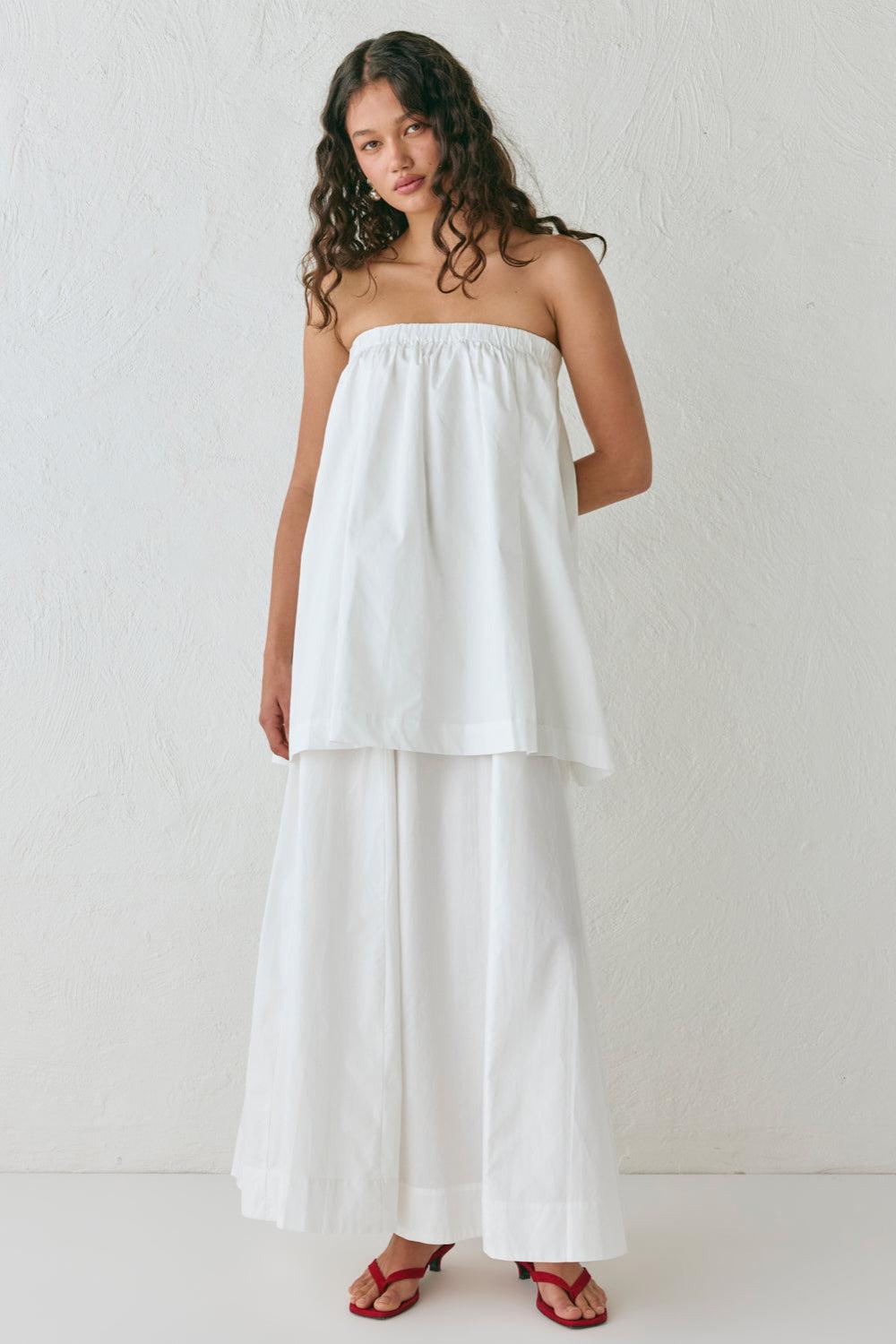 Hali Maxi Dress White Product Image