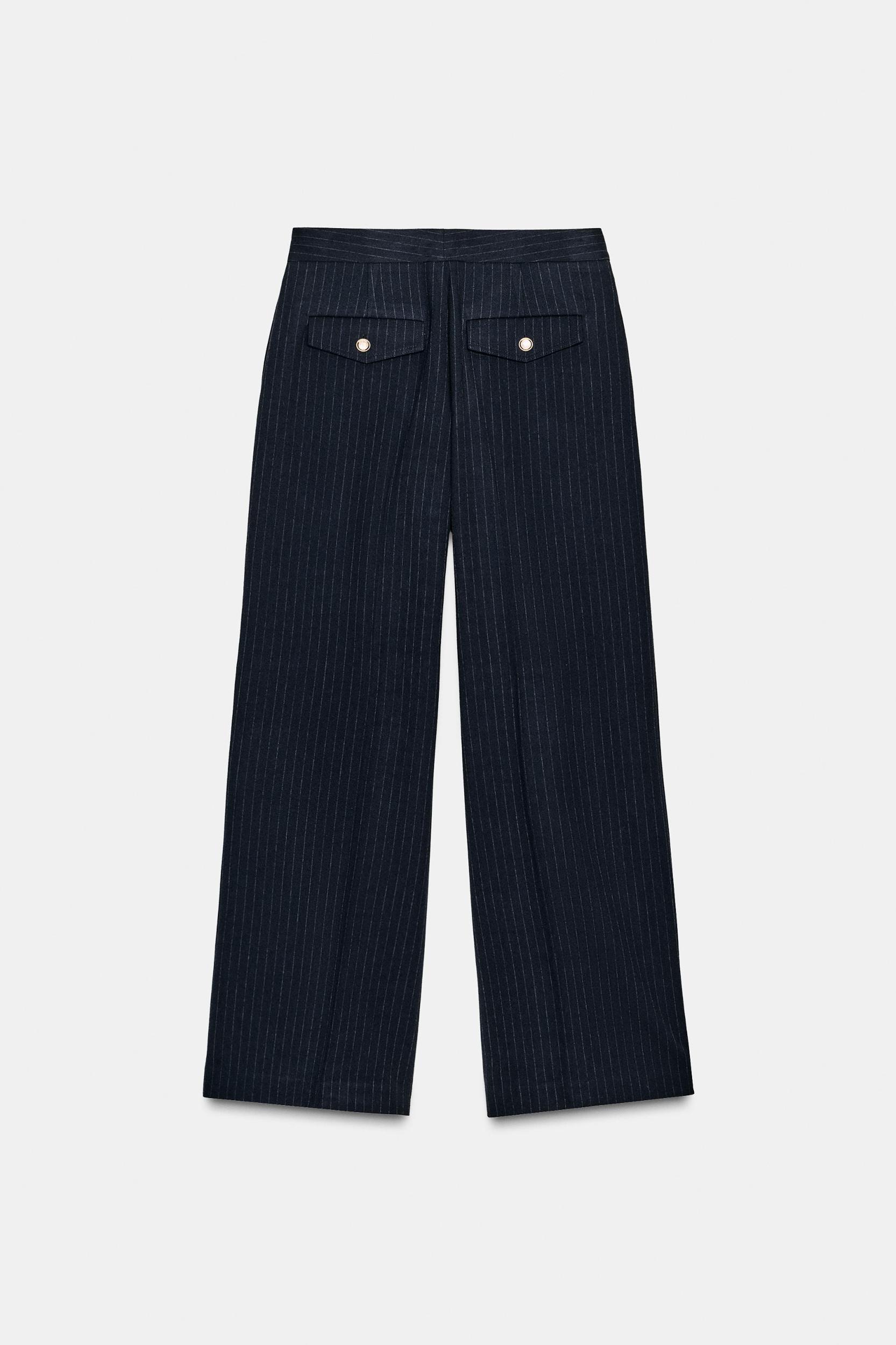 HIGH-WAISTED WIDE-LEG PANTS Product Image